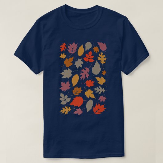 Herbstmaple Blätter Vintag Retro Style Danke T-Shirt (Design vorne)