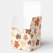 Herbstmaple verlasse Braunerde Geschenkschachtel (Geöffnet)