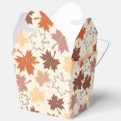 Herbstmaple verlasse Erdtöne Geschenkschachtel (Offen)