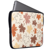 Herbstmaple verlasse Erdtöne Laptopschutzhülle (Vorne Rechts)