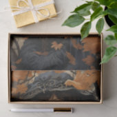 Herbstmaple Verlasse Hübsches Mädchen in Schwarz Seidenpapier (Geschenk)