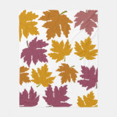 Herbstmaple Verlasst modern Fleecedecke (Vorderseite)