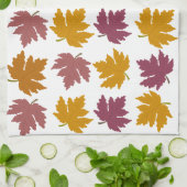 Herbstmaple Verlasst modern Geschirrtuch (Gefaltet)