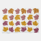 Herbstmaple Verlasst modern Geschirrtuch (Horizontal)