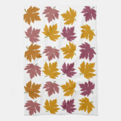 Herbstmaple Verlasst modern Geschirrtuch (Vertikal)