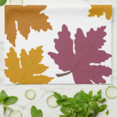 Herbstmaple Verlasst modern Geschirrtuch (Gefaltet)