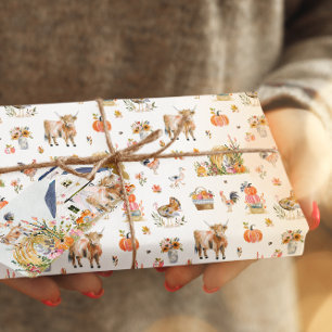 Herbstmarkt Erntedank Geschenkpapier