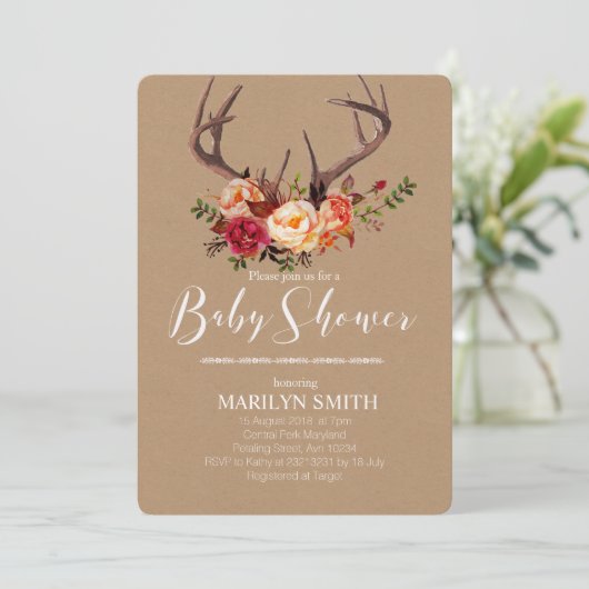 Herbstmassage Einladung (Stehend Vorderseite)