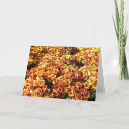 Herbstmassen Feiertagskarte