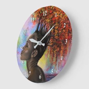 Herbstmaueruhr Große Wanduhr