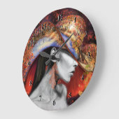 Herbstmaueruhr Große Wanduhr (Winkel)