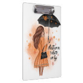 Herbstmäulchen nur fallen Mode Klemmbrett (Rechts)