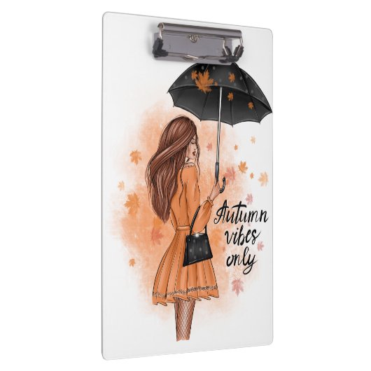 Herbstmäulchen nur fallen Mode Klemmbrett (Rechts)