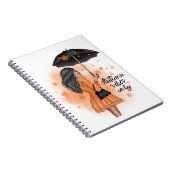 Herbstmäulchen nur fallen Mode Notizblock (Rechte Seite)