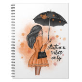 Herbstmäulchen nur fallen Mode Notizblock (Vorderseite)