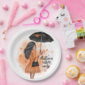 Herbstmäulchen nur fallen Mode Pappteller (Party)