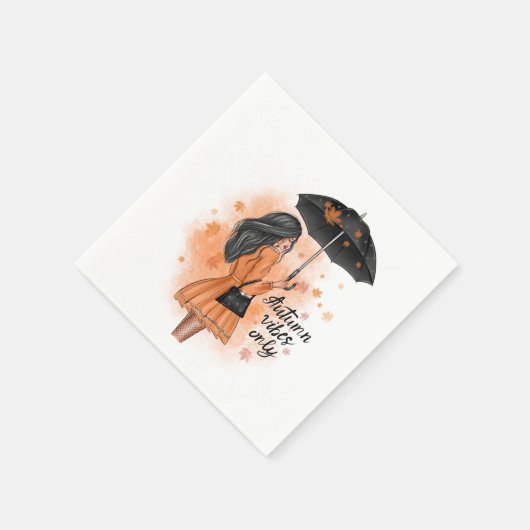 Herbstmäulchen nur fallen Mode Serviette (Ecke)