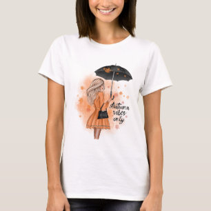 Herbstmäulchen nur fallen Mode T-Shirt