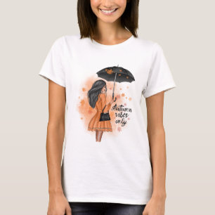 Herbstmäulchen nur fallen Mode T-Shirt