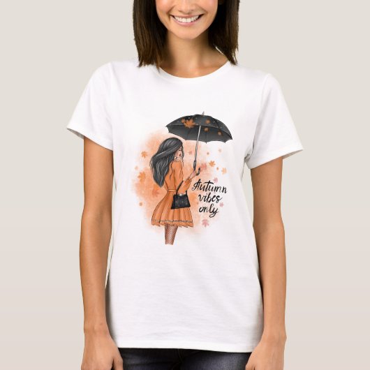 Herbstmäulchen nur fallen Mode T-Shirt (Vorderseite)