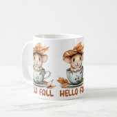 Herbstmaus-Kaffeetasse Kaffeetasse (Vorderseite Links)