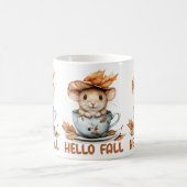 Herbstmaus-Kaffeetasse Kaffeetasse (Mittel)
