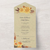 Herbstmaus mit Folien All In One Einladung (Innen Boden)