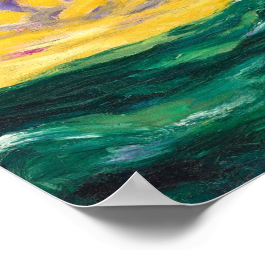 Herbstmeer | Emil Nolde | Poster (Ecke)