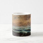 Herbstmeer - Gustave Courbet Kaffeetasse (Mittel)