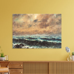 Herbstmeer - Gustave Courbet Leinwanddruck