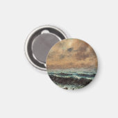 Herbstmeer - Gustave Courbet Magnet (Vorderseite/Rückseite)