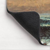Herbstmeer - Gustave Courbet Mousepad (Ecke)