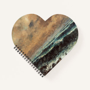 Herbstmeer - Gustave Courbet Notizblock