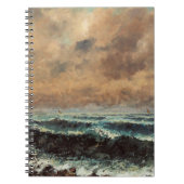 Herbstmeer - Gustave Courbet Notizblock (Vorderseite)