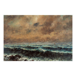 Herbstmeer – Gustave Courbet Poster