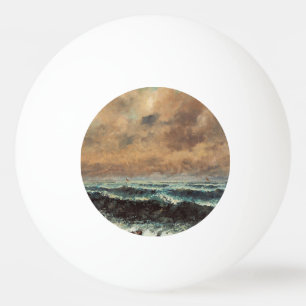 Herbstmeer - Gustave Courbet Tischtennisball