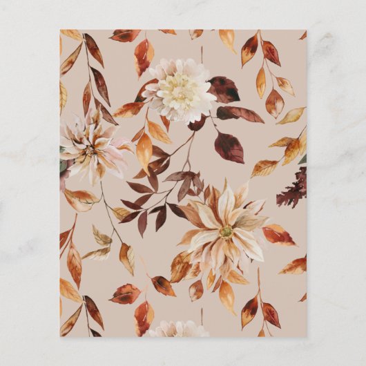 Herbstmeldungskarte (Rückseite)