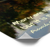 Herbstmester Christliches Fotoposter Poster (Ecke)