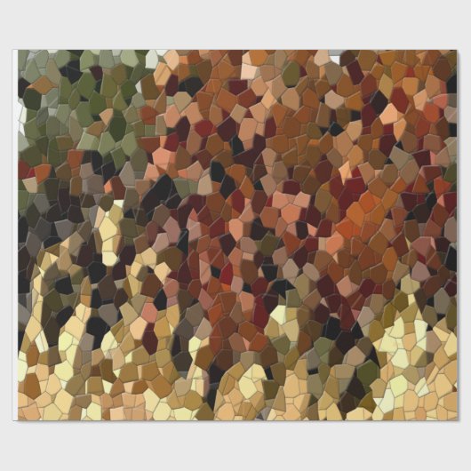 Herbstmischung...... Geschenkpapier (Flach)