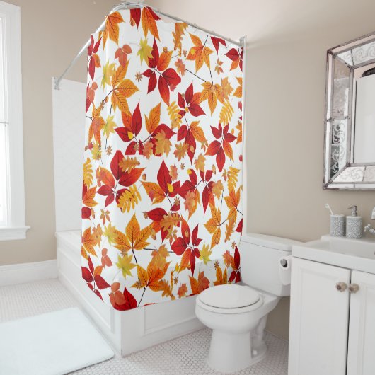 Herbstmitte Duschvorhang (Beispiel)