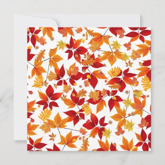 Herbstmitte Feiertagskarte (Vorderseite)