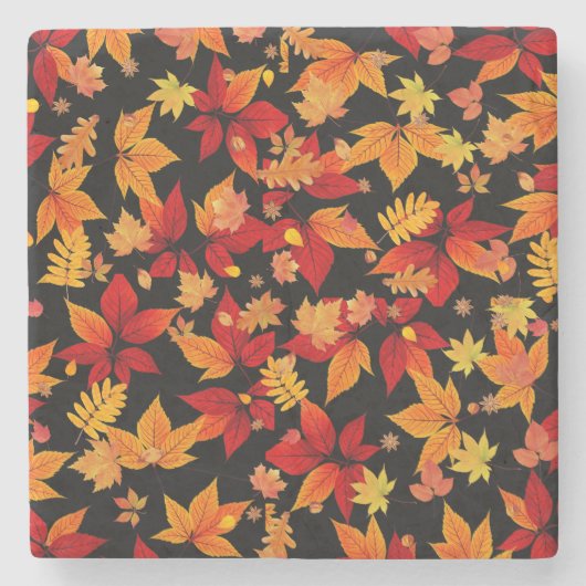 Herbstmitte Steinuntersetzer (Vorderseite)