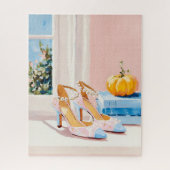 Herbstmode Hochglanz High Heels Mode Puzzle (Vertikal)