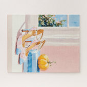 Herbstmode Hochglanz High Heels Mode Puzzle (Horizontal)
