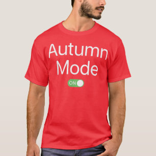 Herbstmodus bei Smartphone-Design-Novelle für Vorn T-Shirt