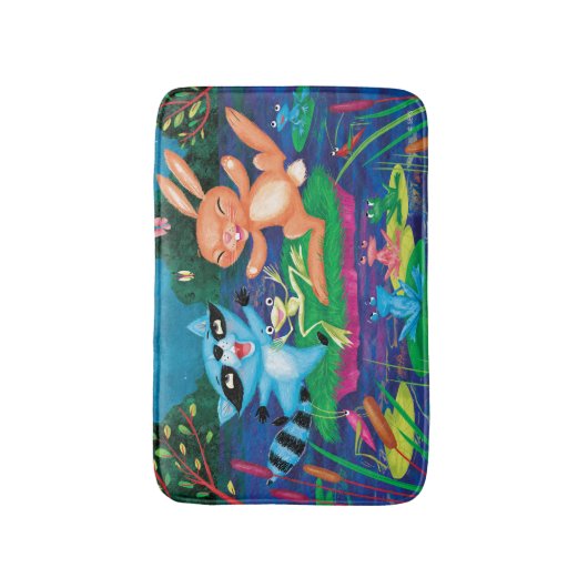 Herbstmond Badematte (Vorderseite Vertikal)