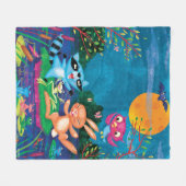 Herbstmond Fleecedecke (Vorderseite (Horizontal))