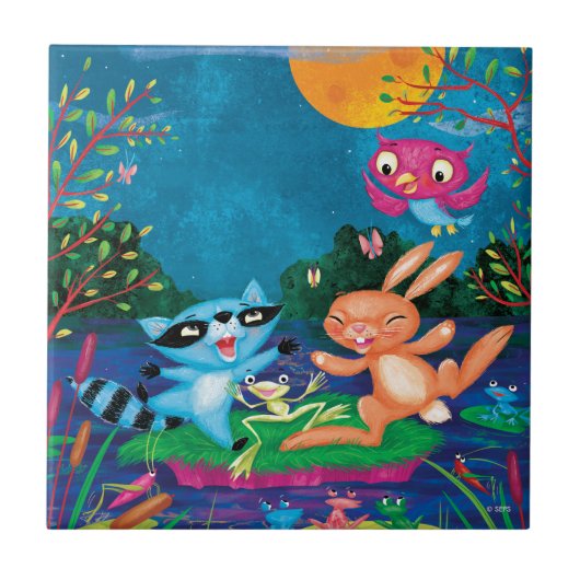 Herbstmond Fliese (Vorderseite)