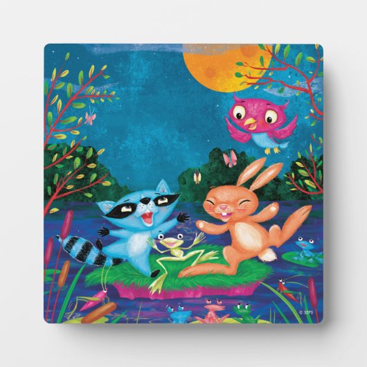 Herbstmond Fotoplatte (Vorderseite)