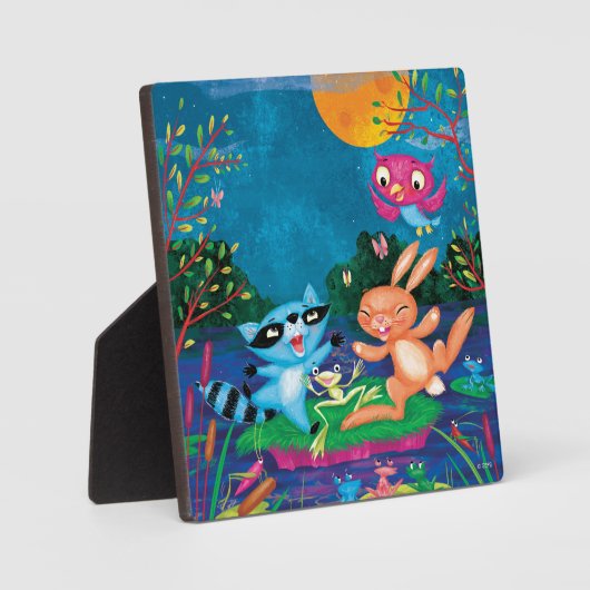 Herbstmond Fotoplatte (Vorderseite)